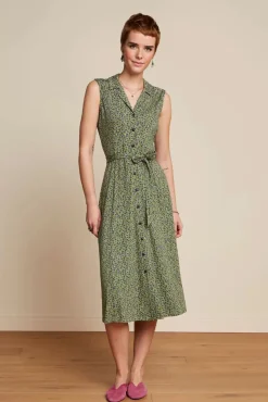 Best Violante Jurk Marceline In Groen Vrouwen Plus Size Jurken