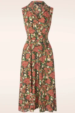 Discount Violante Jurk Ryder In Langoustine Oranje Vrouwen Plus Size Jurken