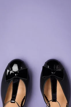 Online Vixen Bow Sleehakken In Zwart Vrouwen Sleehak