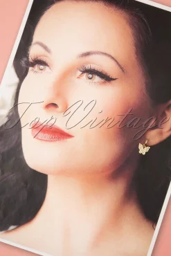 Outlet Vlinder Parel Oorbellen In Goud Vrouwen Sieraden