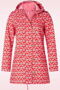 New Wild Weather Jas In Friendly Rainbows And Cherries Vrouwen Jassen