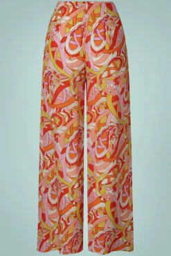 Best Winona Wijde Broek In Oranje Vrouwen Broeken