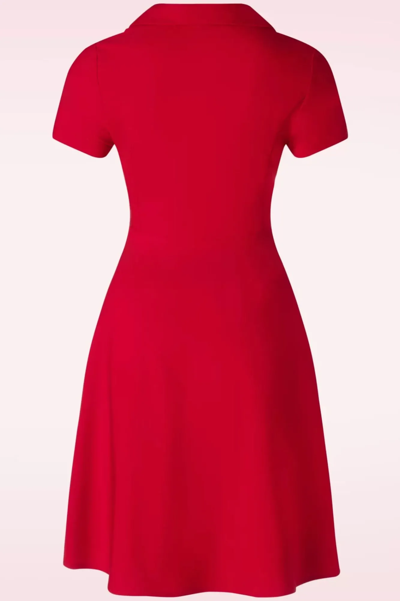 Wonder Fit And Flare Swing Jurk In Rood Vrouwen Plus Size Jurken
